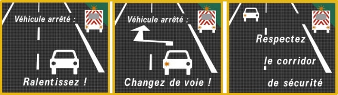 signalisation expérimentale corridor sécurité ex1