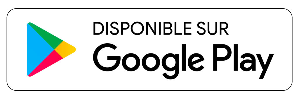 google play logo blanc